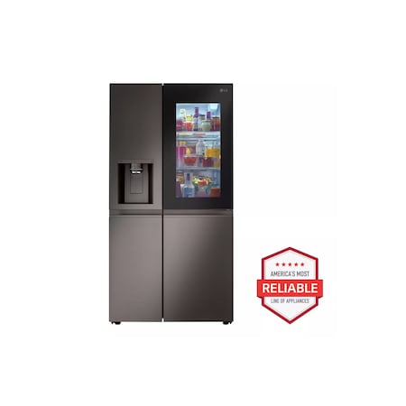 Lg 27 cu. ft. Flat Panel Side-By-Side Refrigerator LRSOS2706D